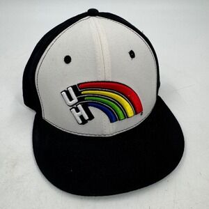 University of Hawaii Fitted Custom Baseballism 3D Rainbow Retro Style Hat 
7 1/4